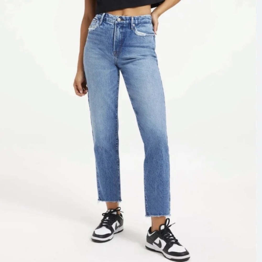 Good American Good Vintage With Frayed Hem